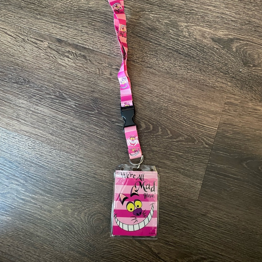 Alice in wonderland lanyard